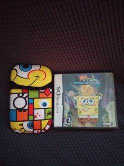 Nintendo DS Atlantis Square Pants Game With Case