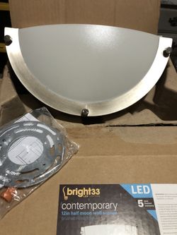 Maxim 12"W Linear LED Wall Brushed Nickel Finish