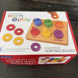 Color Rings Sorting Board
