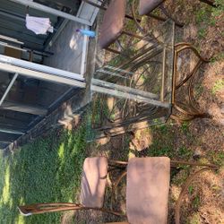 Table Set With Chairs