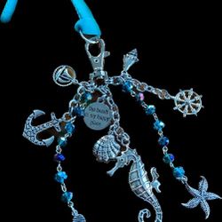 Rearview Mirror Charm, Handcrafted