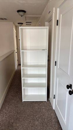 White Bookshelf