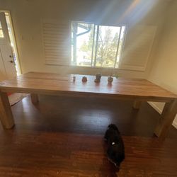 Moving Sale!Restoration Hardware Oak Farmhouse Table