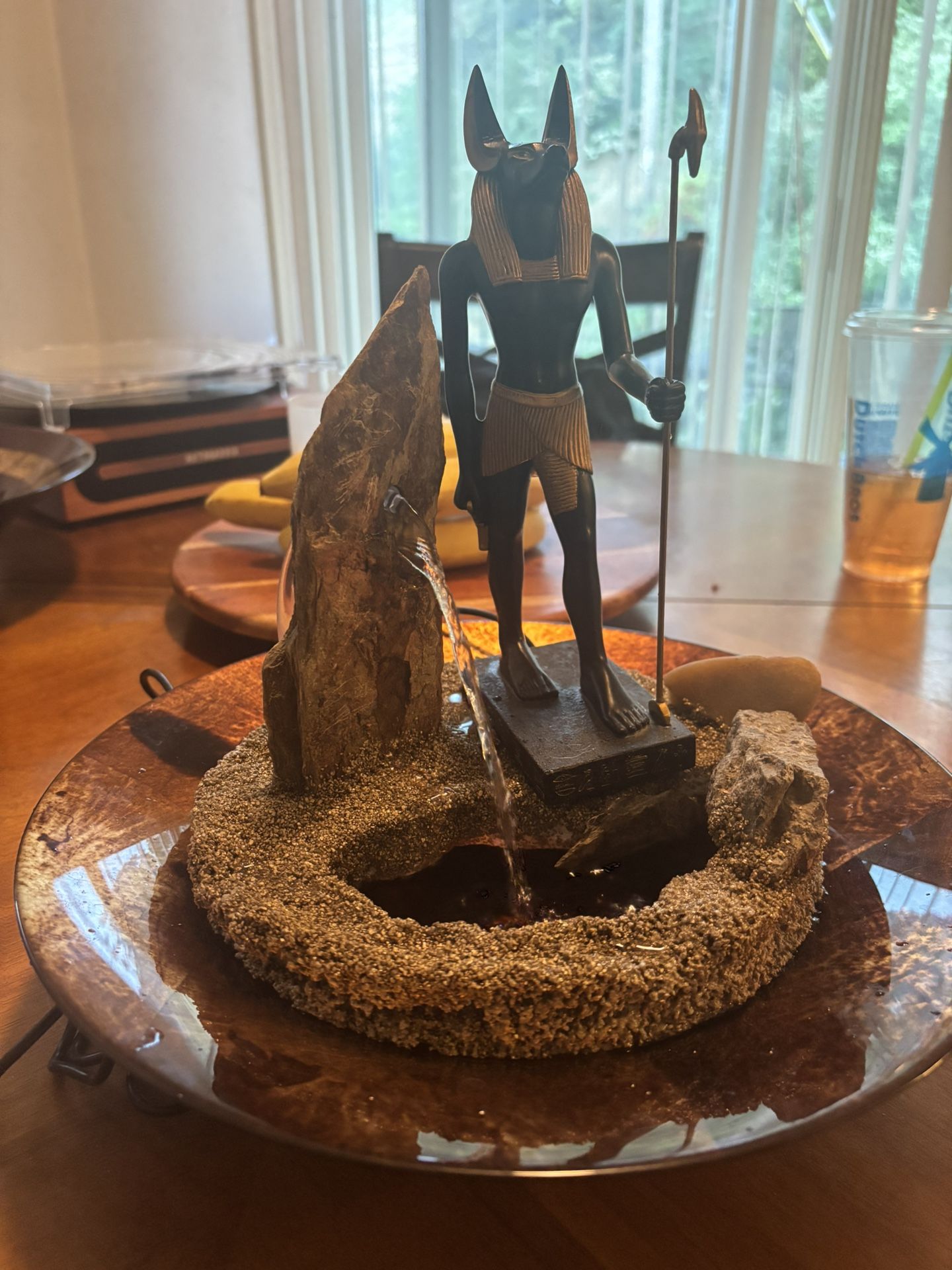 Egyptian Statue Water Feature