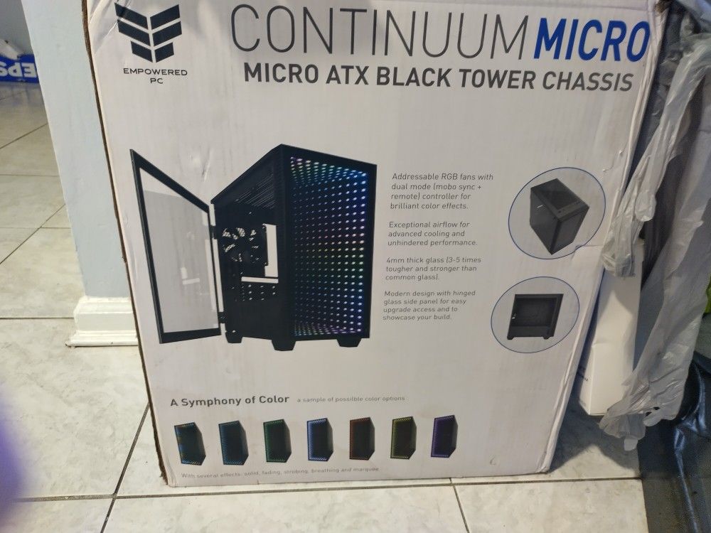 Micro ATX BLACK TOWER CHASSIS