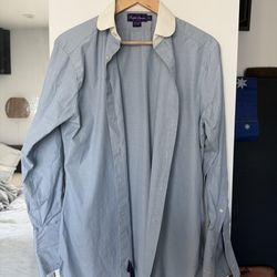 Ralph Lauren Purple Label Contrast Shirt 15.5