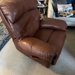 Leather Rocking Recliner-Manual - Kirkland
