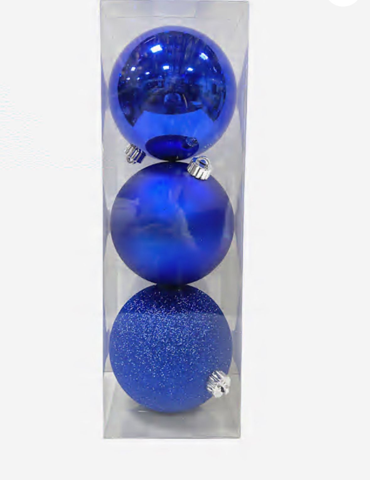 Jumbo Blue Christmas Ornaments! NEW!!
