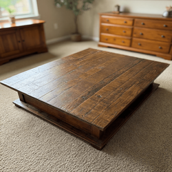 ARHAUS Hudson Coffee Table – Like New, 60x39.5 Brown Wood - Hudson, WI