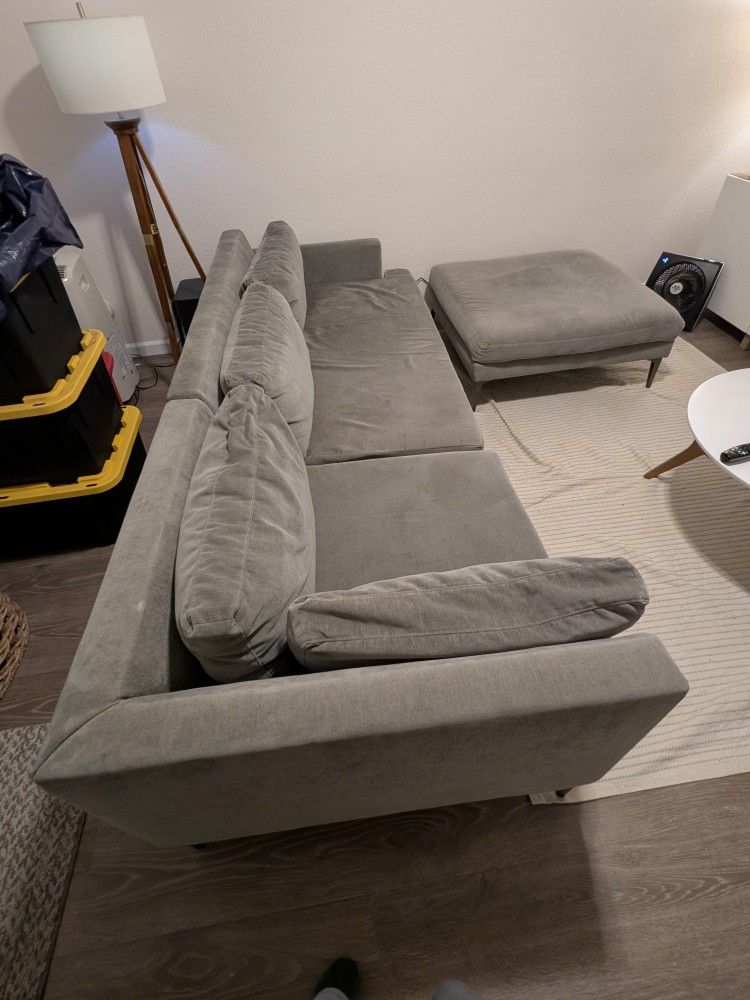 West Elm Andes Sofa With Chaise