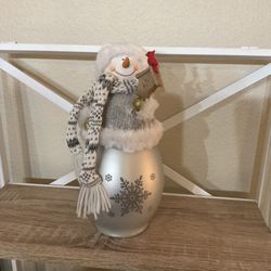 SNOWMAN LED FIGURINE 