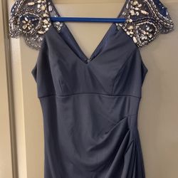 Xscape Dark Blue Dress