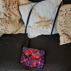 MEXICAN EMBROIDERED  BAG