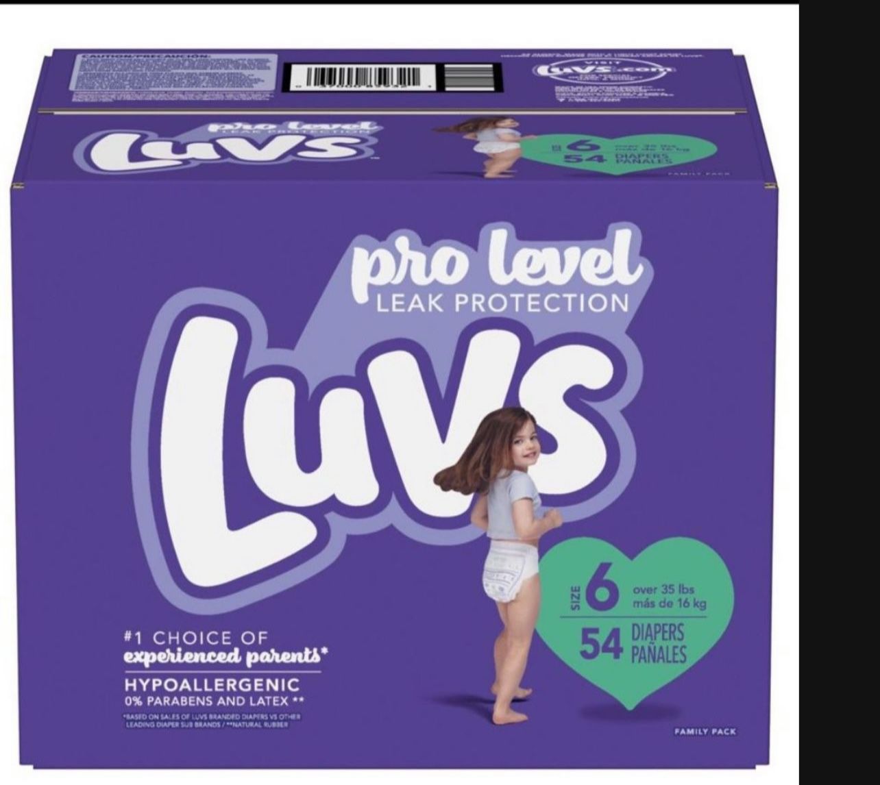 Luvs Diapers Brand New Size 6 