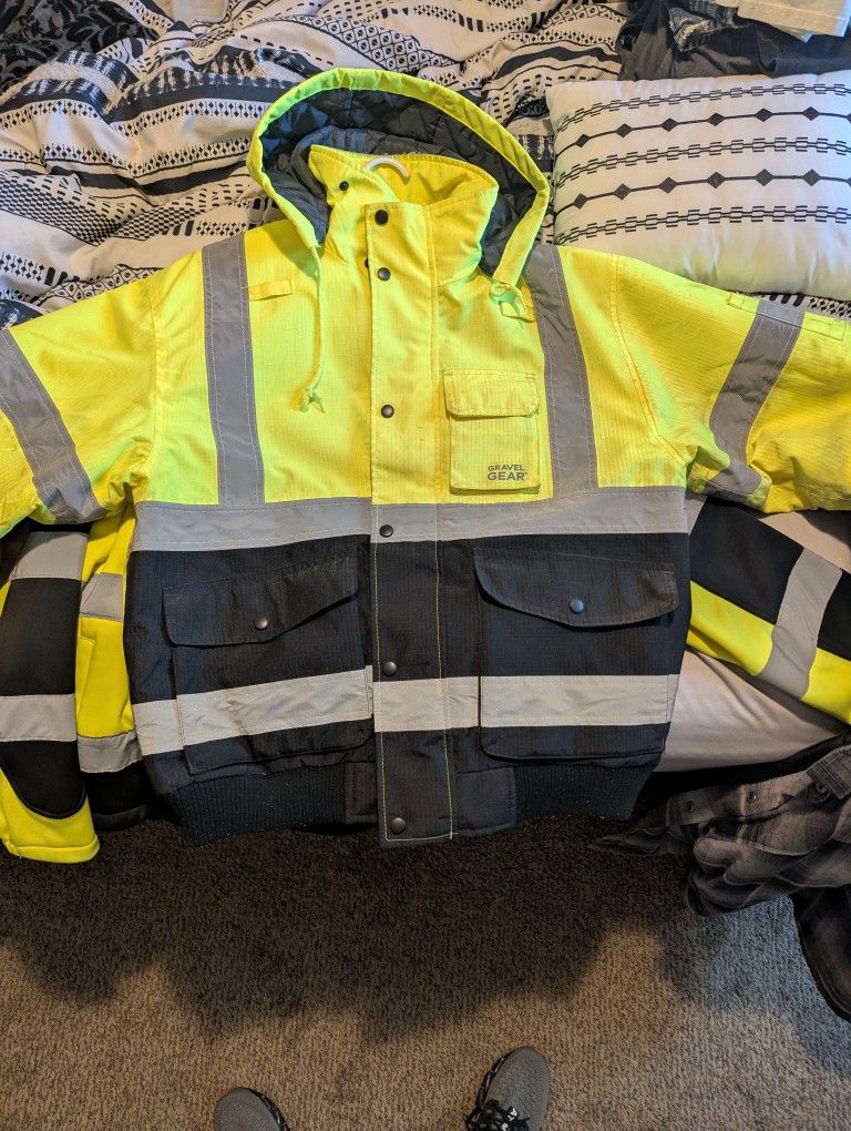 Hi Viz Construction Jackets And Coat