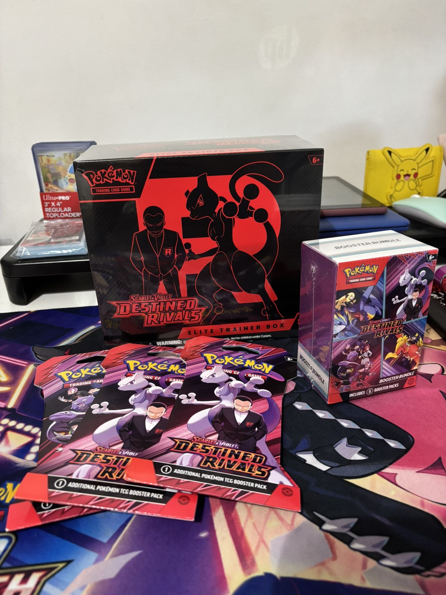 Pokémon Destined Rivals EBT, Booster Bundles, & Booster Packs!