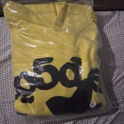 Yellow beluga spider hoodie