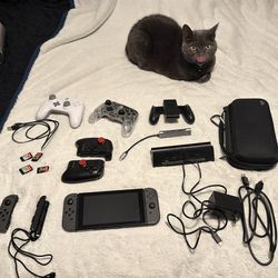 Switch with games and controllers