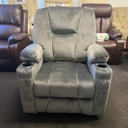 Power Electric Recliner Lift Chair With Cup Holders Model 7507