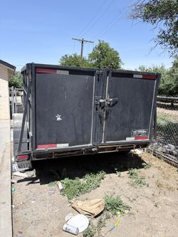 Tru-Trailer Double Door Dump Trailer.