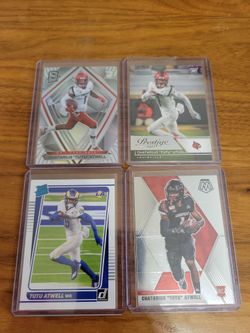 Tutu Atwell Rookie RC LOT SILVER Prizm he is back with the RAMS 2021