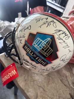 Signed helmet