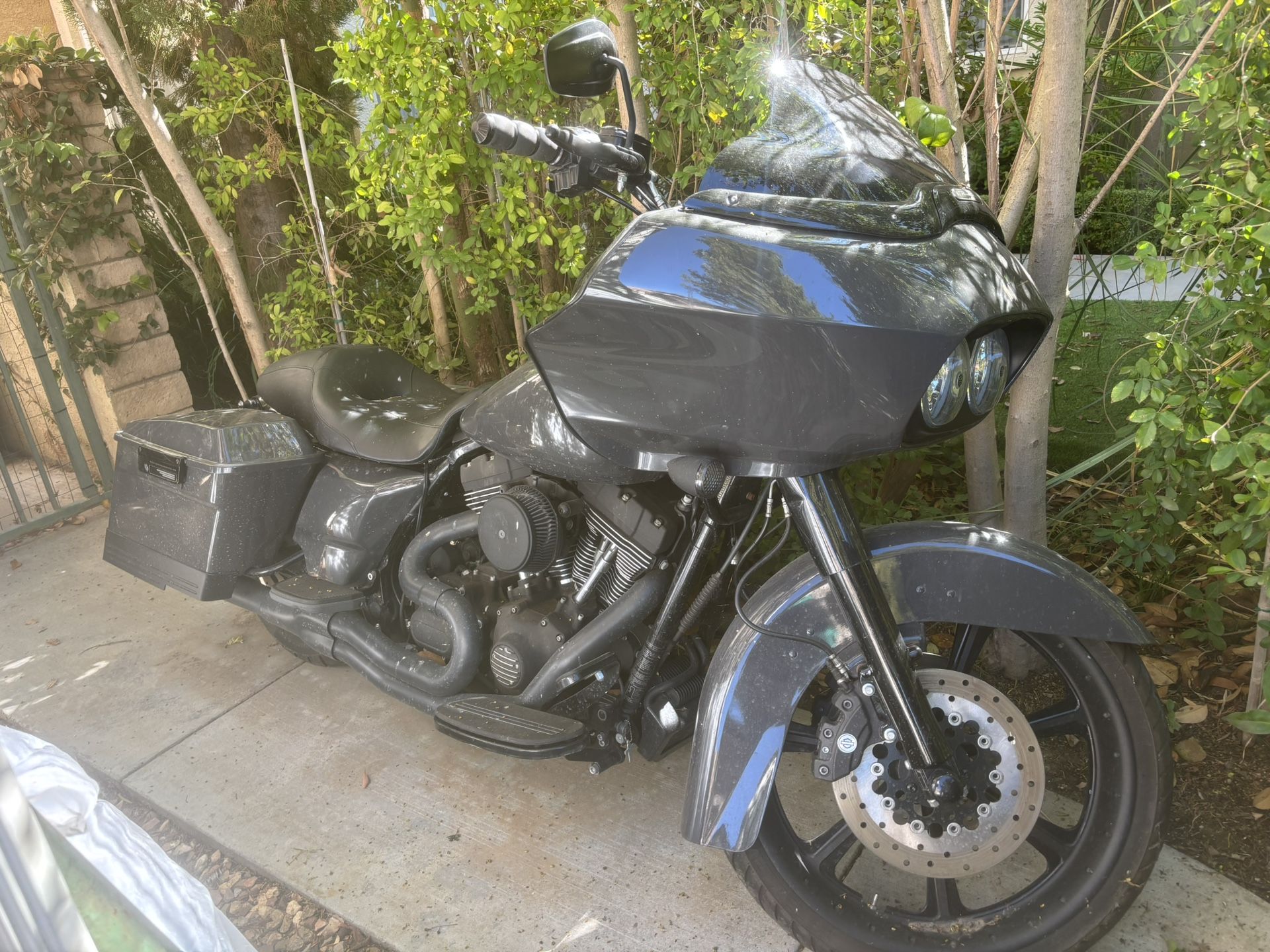 Salvaged Harley Davidson 