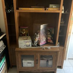 Large Entertainment Center With Storage