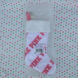 Pink Victoria's Secret Holiday Vs Pink Stocking NWT