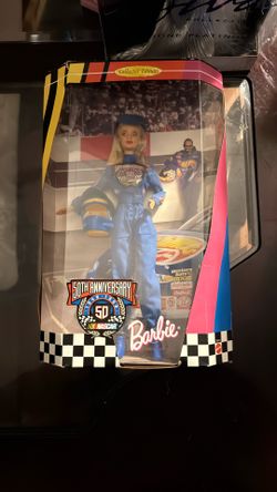 Nascar Barbie 50th Anniversary Edition Still In Package