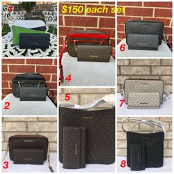MOTHER DAY SET 💖NWT Michael Kors crossbody set $150 each set