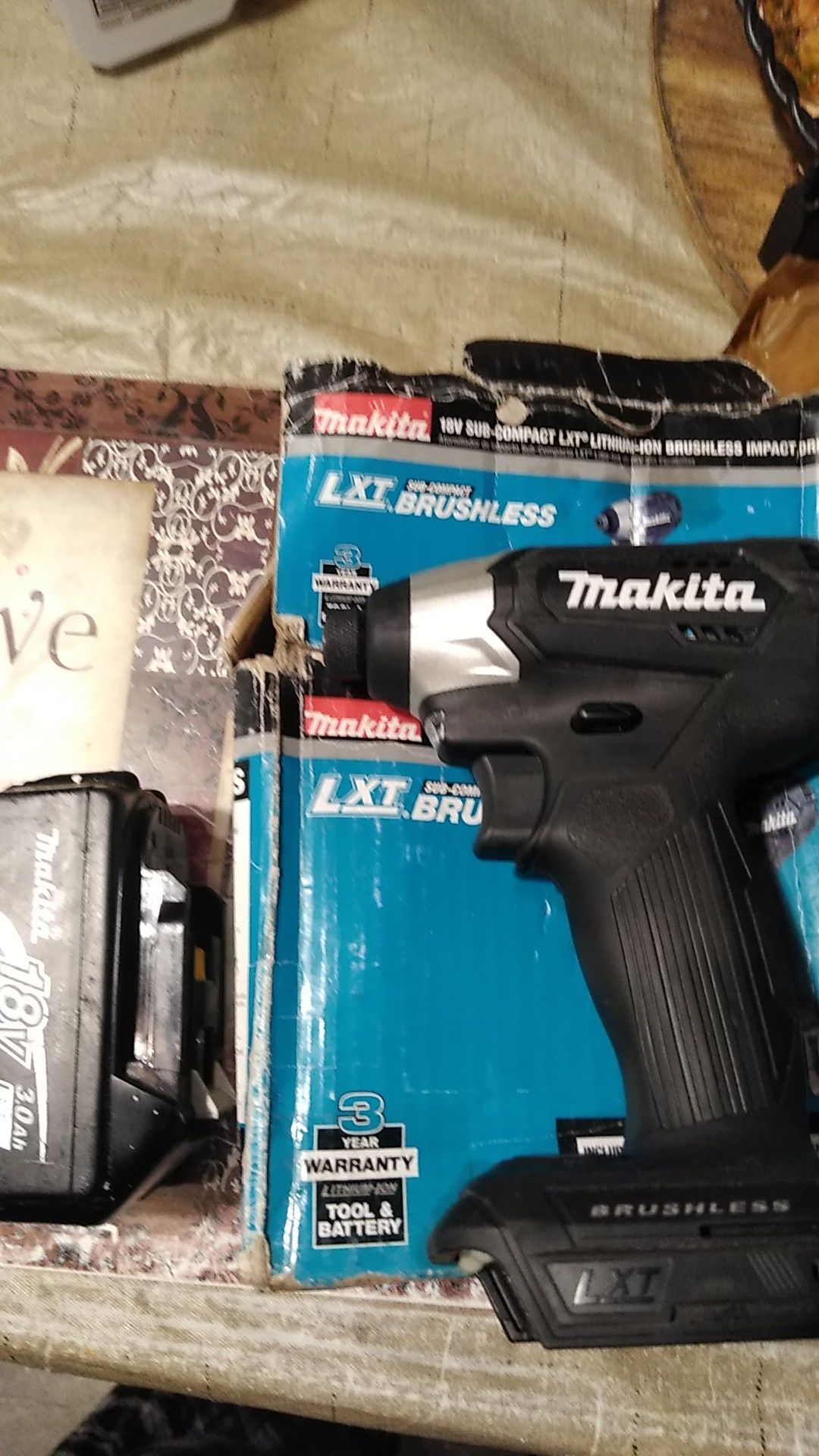 Brand New Makita impact drill and one use battery