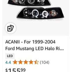 Headlights For 99 To 04 Mustangs 