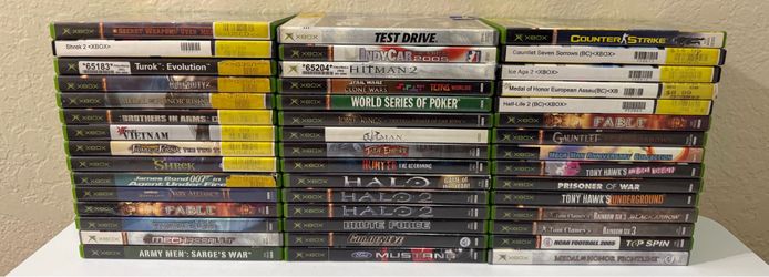 XBOX ORIGINAL GAMES FOR SALE