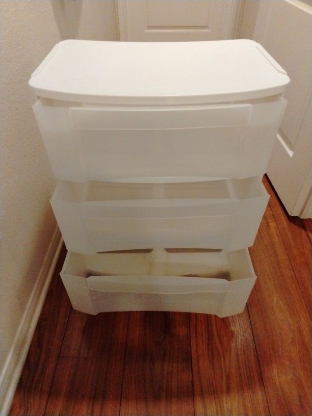 Sterilite 3 Drawer Plastic Storage Bin.