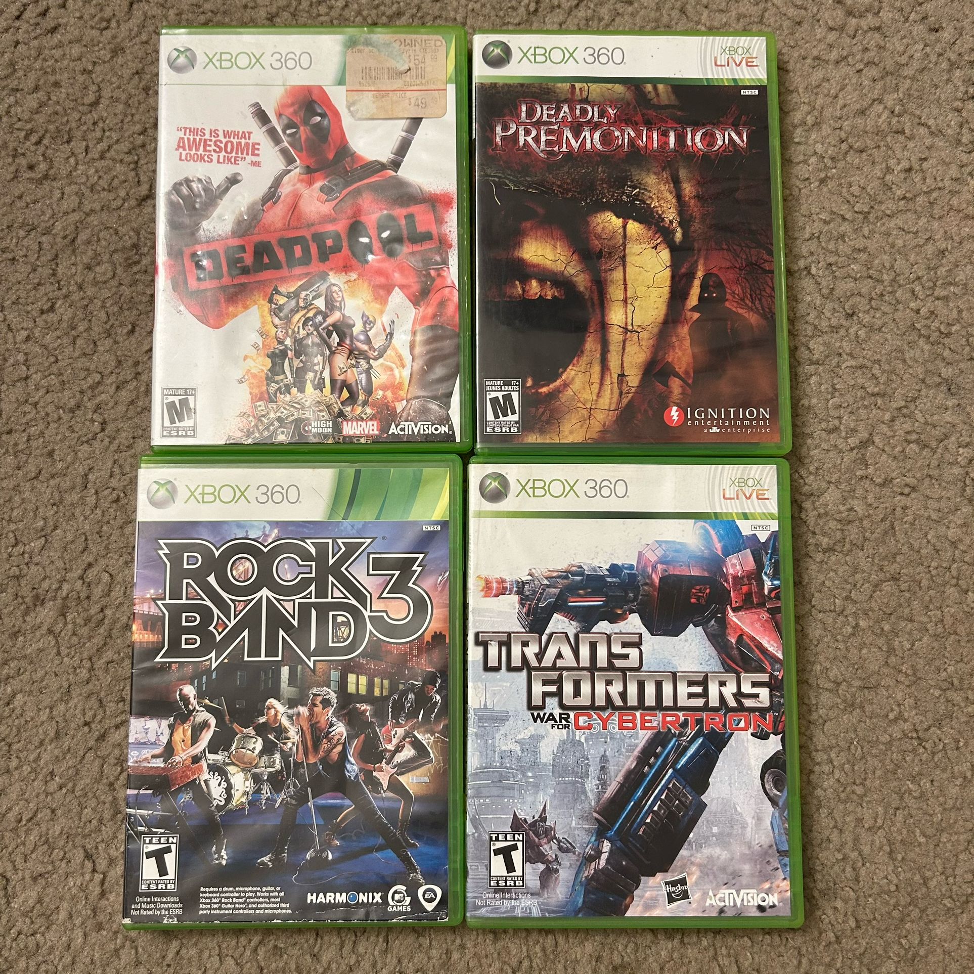 Xbox 360 Video Games