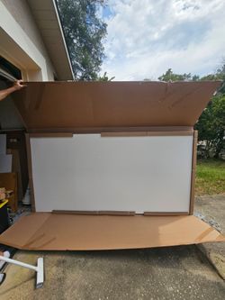 Finished white panel 8ft x 4 ft x ¾"