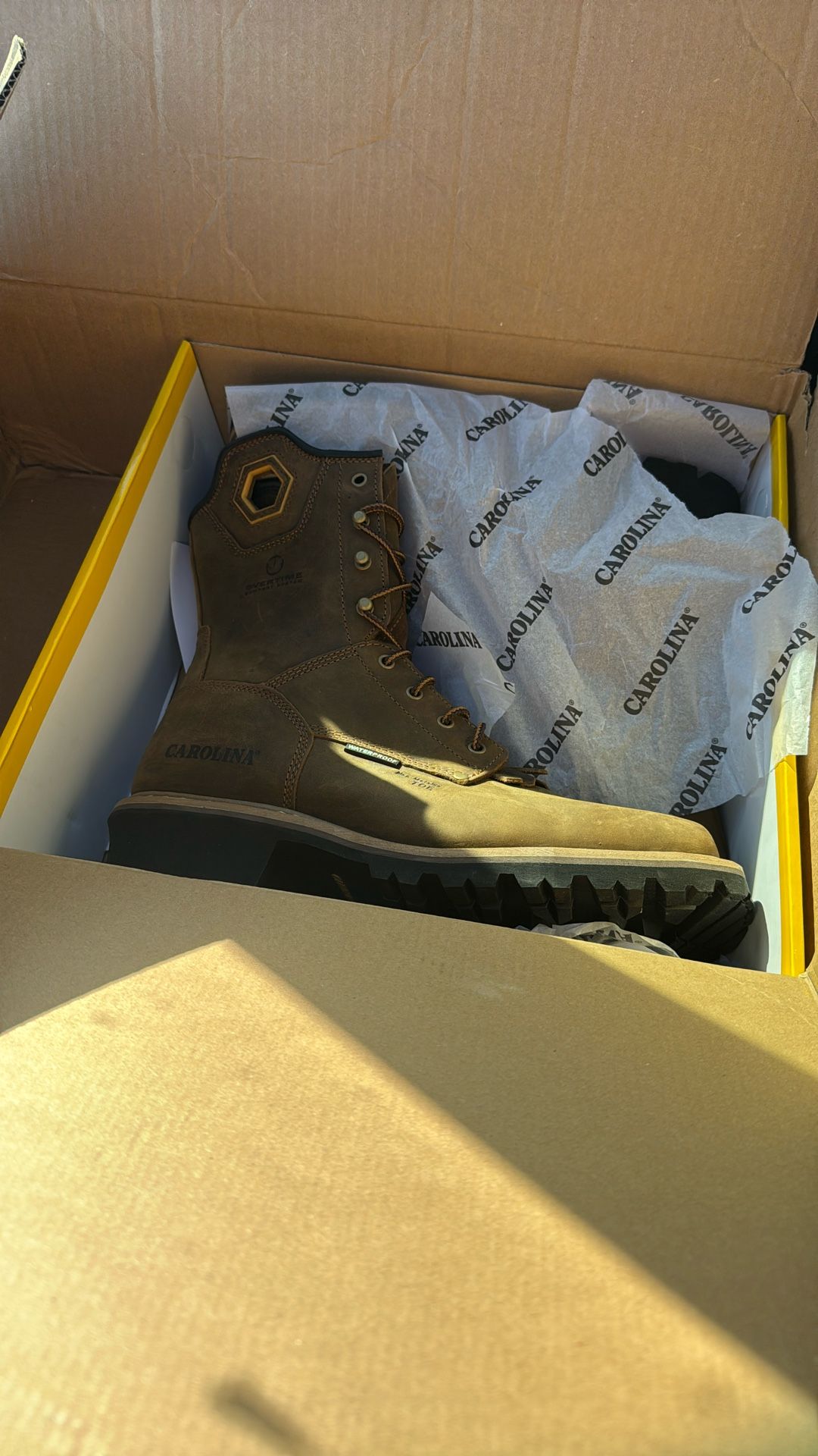 Brand New Carolina Logger Genuine Leather Work Boots