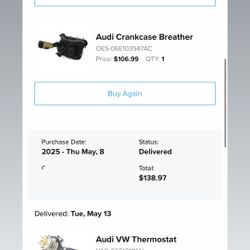 Audi 3.0t Pcv & Thermostat 