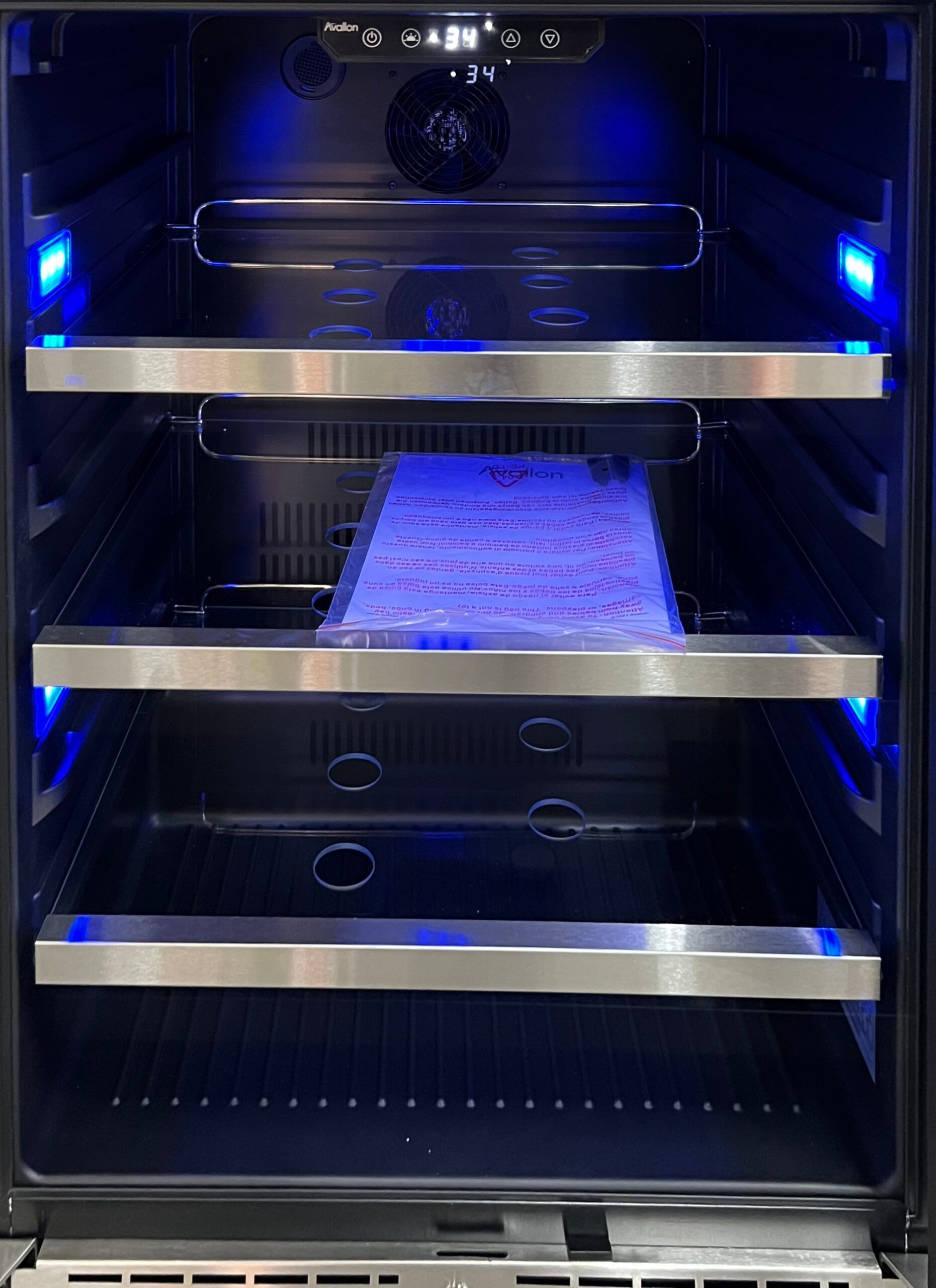 AVALLON Refrigerator Mini Fridge ABR242SGRH 01678 .