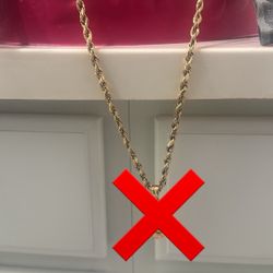 14k Rope Chain