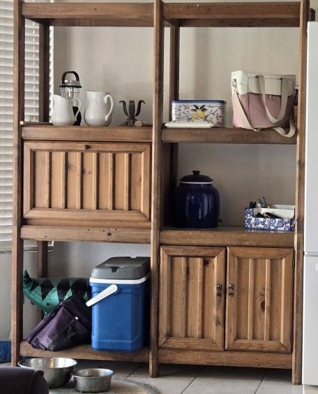 Shelving Unit Solid Oak
