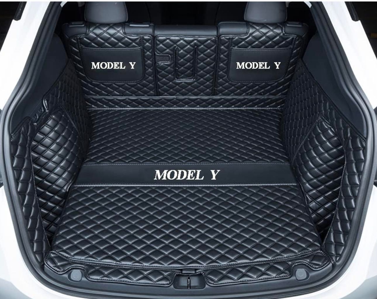 2020 To 2025 Tesla Model Y 5 Seater Car Trunk Liner Full Coverage Protection
