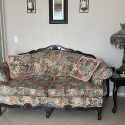 Vintage Inspired Decorative Love Seat