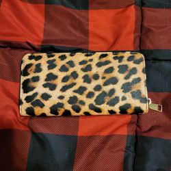 Cheetah print wallet