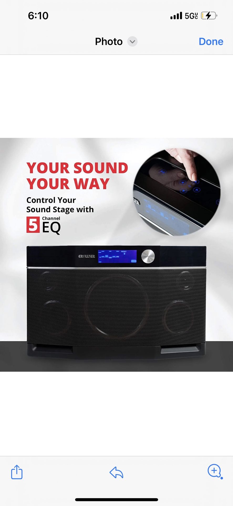 Aiwa Exos 9 Bluetooth Speaker