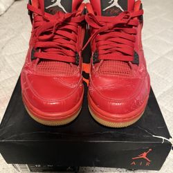 Jordan Retro 4 Fire Red Singles Day