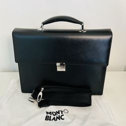 MontBlanc Meisterstuck Single Gusset Briefcase