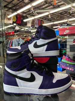 Air Jordan 1 Retro High Court Purple White