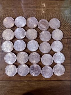 Silver dollar replicas